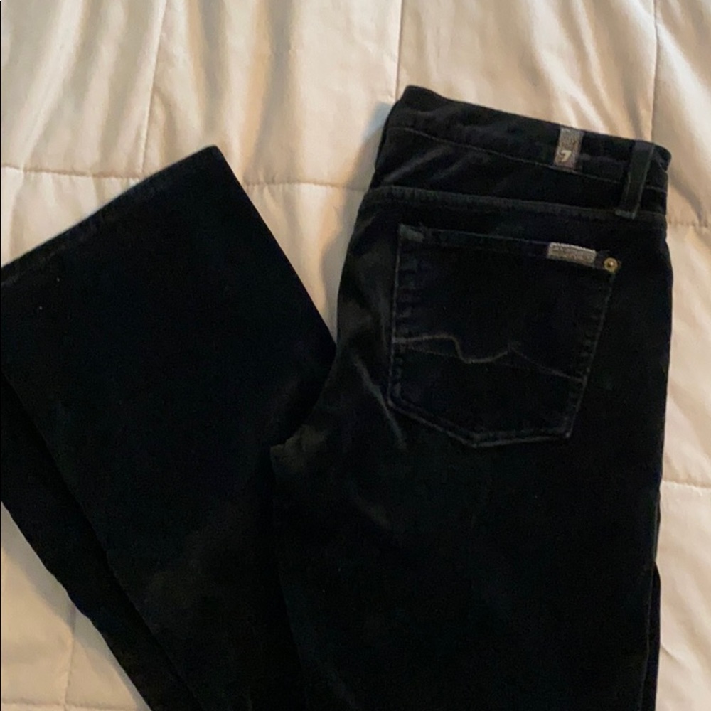 7 for all man kind velvet pants
